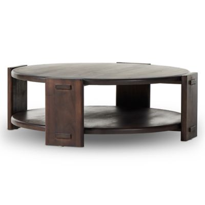 4HA2481825 Four Hands Two Tier Coffee Table - Color: Brown -  sku 4HA2481825