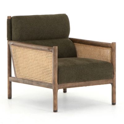 4HA2481836 Four Hands Kempsey Lounge Chair - Color: Green - 2 sku 4HA2481836