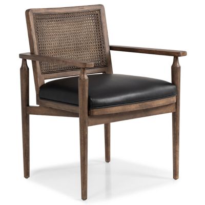 4HA2481917 Four Hands Xavier Leather Dining Armchair - Color: sku 4HA2481917