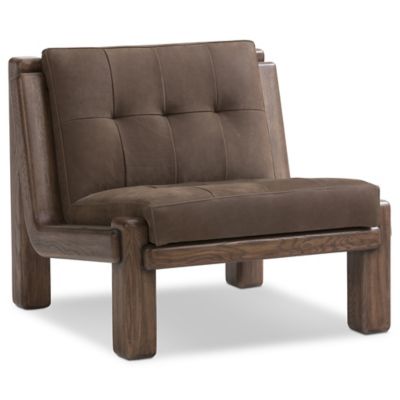 Four Hands Camilo Leather Lounge Chair - Color: Bronze - 242121-001