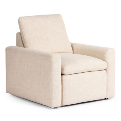 Four Hands Tillery Power Recliner Chair - Color: Grey - 237939-001