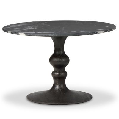 Four Hands Kestrel Round Dining Table - Color: Black - 235915-002