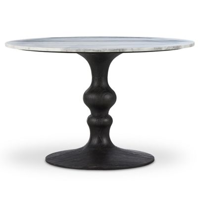 4HA2483526 Four Hands Kestrel Round Dining Table - Color: Whi sku 4HA2483526