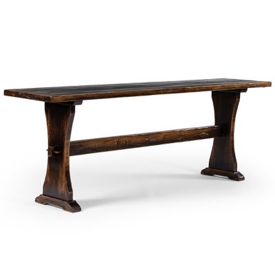 Four Hands Trestle Large Console Table - Color: Brown - 238762-001