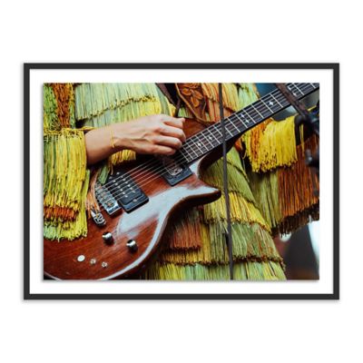 Four Hands Tams Guitar Wall Art - Color: Black - 245489-006