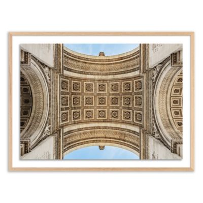 4HA2491461 Four Hands Arc De Triumphe Wall Art - Color: White sku 4HA2491461