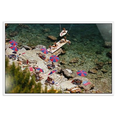 4HA2491471 Four Hands IL Pelicano Beach Wall Art - Color: Whi sku 4HA2491471