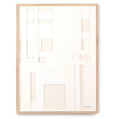 Four Hands Dimension I Wall Art - Color: White - 230474-001