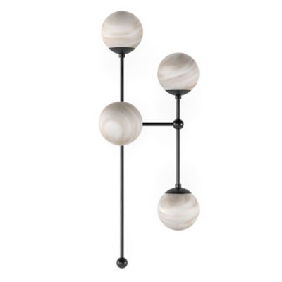 4HA2504361 Four Hands Armstrong Wall Sconce - Color: Black -  sku 4HA2504361