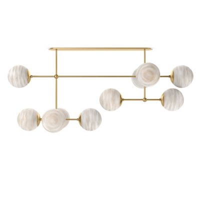 4HA2504404 Four Hands Armstrong Linear Chandelier - Color: Wh sku 4HA2504404