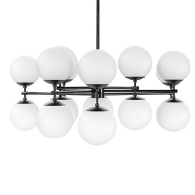 4HA2504416 Four Hands Zodiac Chandelier - Color: White - Size sku 4HA2504416