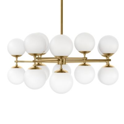 Four Hands Zodiac Chandelier - Color: White - Size: 18 light - 245024-001