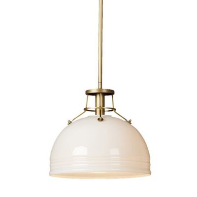 Four Hands Garwin Pendant Light - Color: White - Size: 1 light - 234615-003