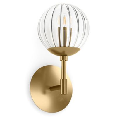 4HA2504436 Four Hands Sunset Wall Sconce - Color: Brass - Siz sku 4HA2504436