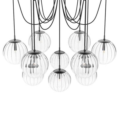 Four Hands Spider Chandelier - Color: Clear - Size: 13 light - 245022-004