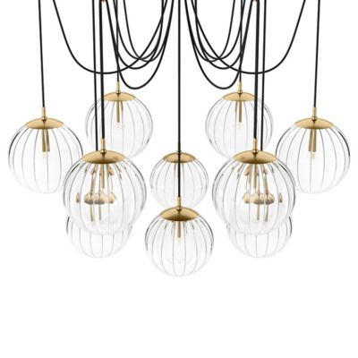 Four Hands Spider Chandelier - Color: Clear - Size: 13 light - 245022-003