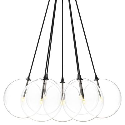 Schwung x Four Hands Cloud Chandelier in Clear, Size: 7 light