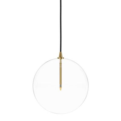 Four Hands Glass Globe Pendant Light - Color: Clear - Size: Large - 245061-