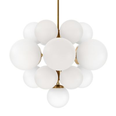 4HA2504657 Four Hands Nova Chandelier - Color: White - Size:  sku 4HA2504657