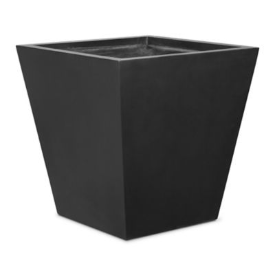 Four Hands Koto Outdoor Planter - Color: Black - Size: Medium - 240491-001