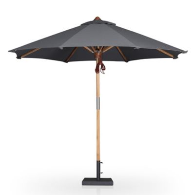 Four Hands Baska Outdoor Round Umbrella - Color: Grey - 242876-002