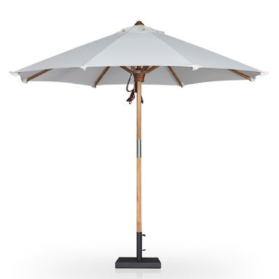 4HA2506814 Four Hands Baska Outdoor Round Umbrella - Color: W sku 4HA2506814