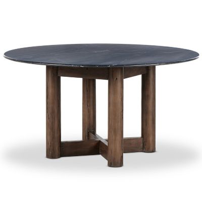 Four Hands Rohan Dining Table - Color: Black - 237946-001