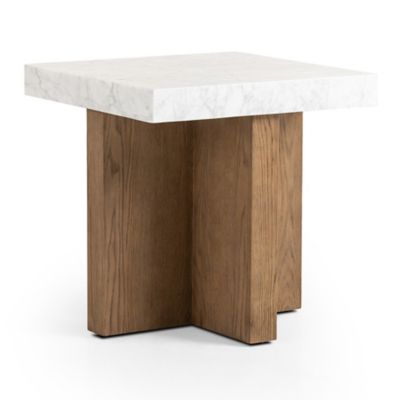 4HA2507715 Four Hands Bellamy End Table - Color: White - 2394 sku 4HA2507715