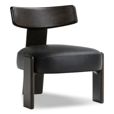 Four Hands Issa Lounge Chair - Color: Black - 241145-001