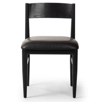 4HA2507790 Four Hands Mavery Armless Dining Chair - Color: Bl sku 4HA2507790