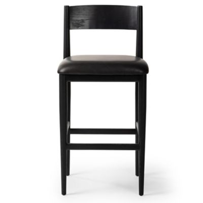 4HA2507858 Four Hands Mavery Stool - Color: Black - Size: Bar sku 4HA2507858