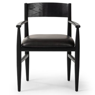 Four Hands Mavery Dining Chair - Color: Black - 105622-004