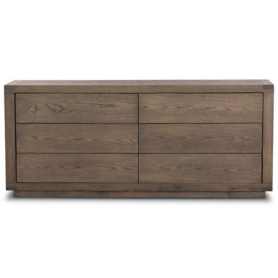 4HA2507939 Four Hands Warby 6 Drawer Dresser - Color: Brown - sku 4HA2507939