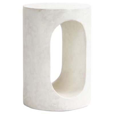 Four Hands Samson End Table - Color: White - 240102-001