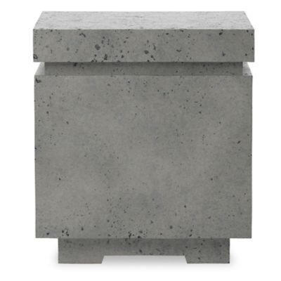 Four Hands Posen Outdoor Square Propane Enclosure - Color: Grey - 243844-00