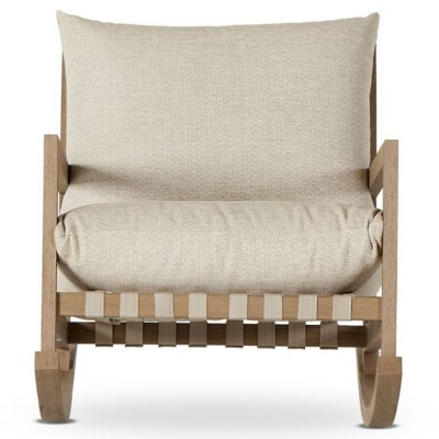 Four Hands Aiken Outdoor Rocking Chair - Color: Brown - 235140-003