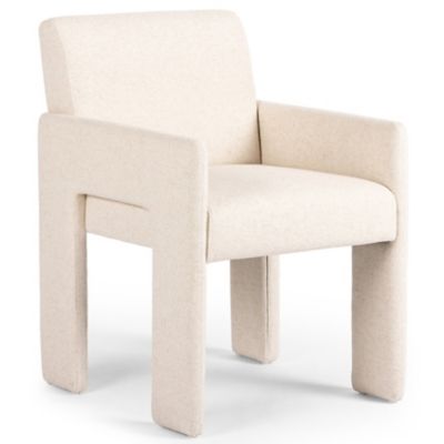 Four Hands Amur Dining Armchair - Color: Cream - 237802-003