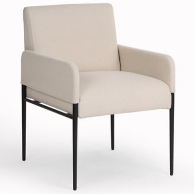 Four Hands Brickel Dining Armchair - Color: Beige - 235171-005