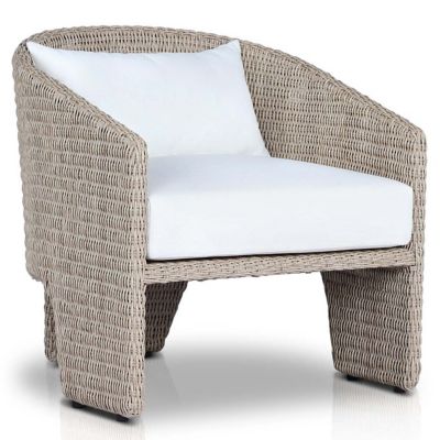 4HA2526194 Four Hands Fae Outdoor Lounge Chair - Color: White sku 4HA2526194