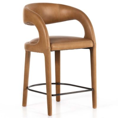 4HA2526201 Four Hands Hawkins Counter Stool - Color: Brown -  sku 4HA2526201