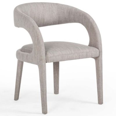 4HA2526205 Four Hands Hawkins Dining Chair - Color: Brown - 2 sku 4HA2526205