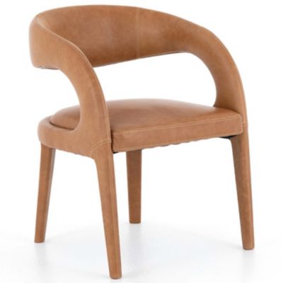 4HA2526206 Four Hands Hawkins Dining Chair - Color: Brown - 2 sku 4HA2526206