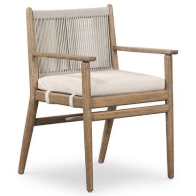 4HA2526444 Four Hands Rosen Outdoor Dining Armchair - Color:  sku 4HA2526444