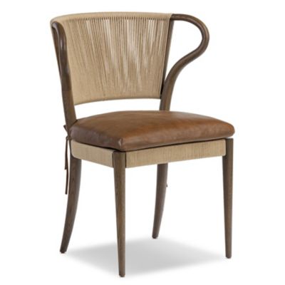 4HA2527819 Four Hands Amira Dining Chair - Color: Brown - 801 sku 4HA2527819