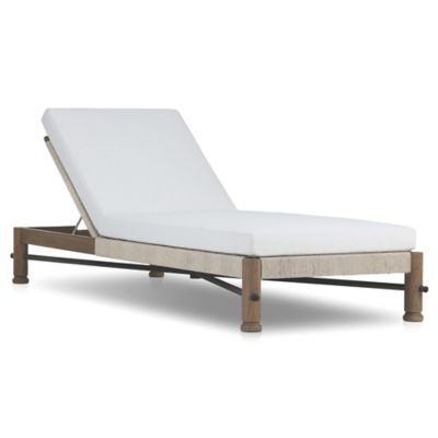 Four Hands Finnegan Outdoor Chaise - Color: White - 243362-001