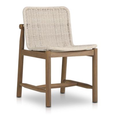 4HA2527875 Four Hands Dume Outdoor Dining Chair - Color: Whit sku 4HA2527875