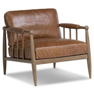 Four Hands Warren Lounge Chair - Color: Brown - 243127-002