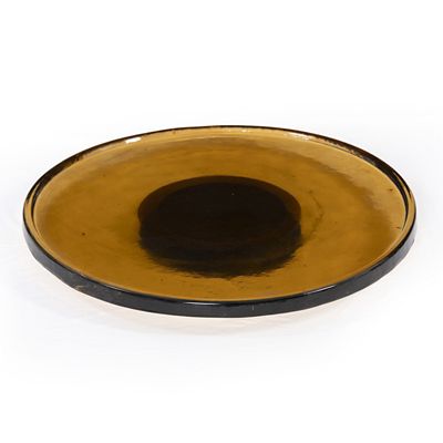 Four Hands Suz Turning Tray - Color: Amber - 244190-001