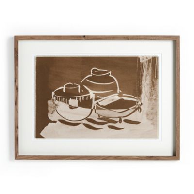 Four Hands Vaisselle Wall Art - Color: Brown - Size: 18 In x 24 In - 247405