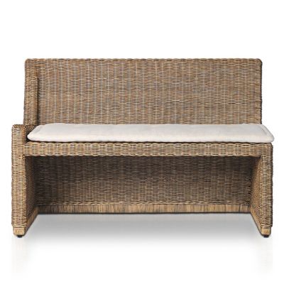 Four Hands Senna Woven One Arm Dining Bench - Color: Brown - Size: 49 In - 